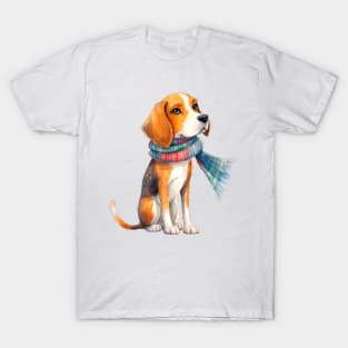 Beagle winter dog T-Shirt